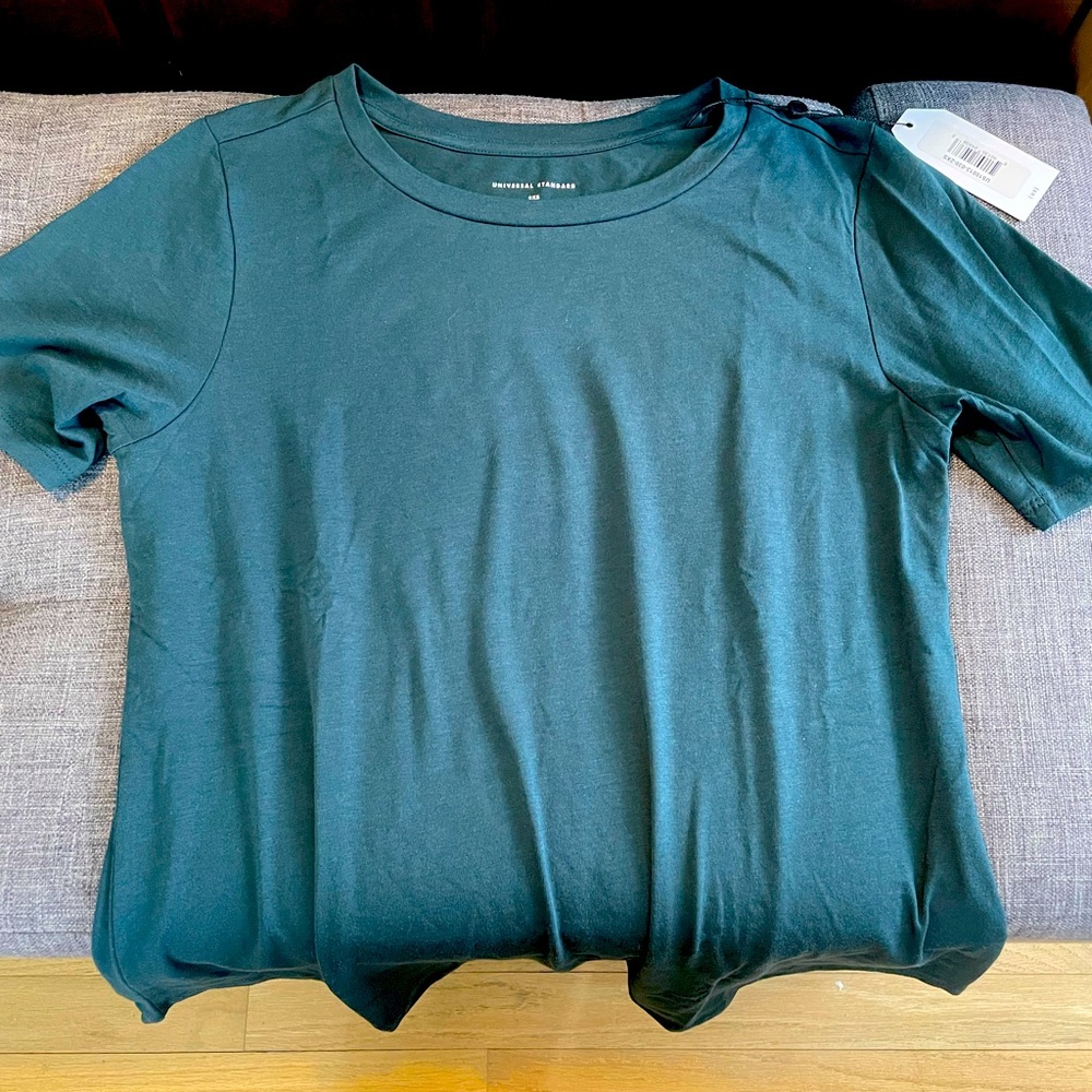 Universal Standard Tee Rex (NWT) Teal 2XS